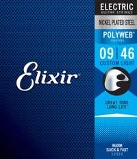 Elixir E12025 Poly Elec Custom Light 9-46 Set