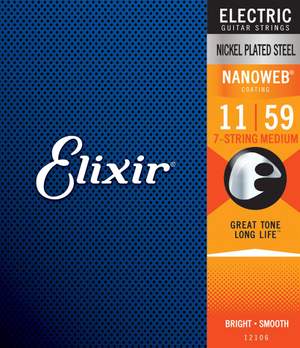 Elixir E12106 Nano Elec 7 Str Medium Set 11-59
