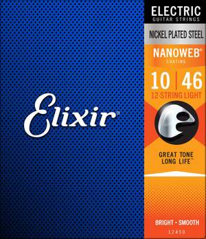 Elixir E12450 Nano Elec 12-string Light Set