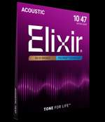 Elixir 80/20 Bronze Acoustic Guitar Strings Polyweb Extra Light (.010-.047) Product Image