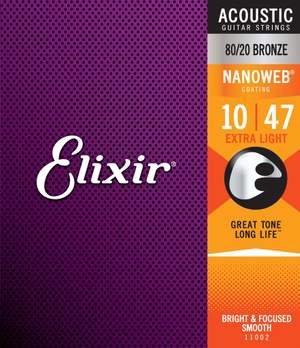 Elixir E11002 Nano 80/20 Acoust 10-47 Xl Set