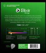 Elixir Nickel Plated Steel 5-String Bass Strings Nanoweb Long Scale, Light/Medium (.045-.135) Product Image
