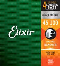 Elixir E14502  Acoustic Bass 45-100 Set