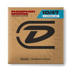 Jim Dunlop Acoustic Phosphor 12-string 10-47 Set