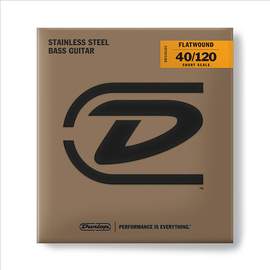 Jim Dunlop Bass S/steel Flatwound Ss Lt 40/120-5/set