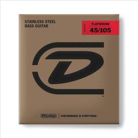 Jim Dunlop Bass S/steel Flatwound  Ls Bass 45-105 4-strng