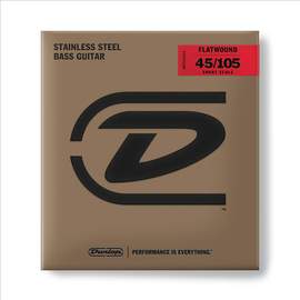 Jim Dunlop Bass S/steel Flatwound Ss 45/105-4/set