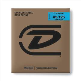 Jim Dunlop Bass S/steel Flatwound Ss Lt 45/125-5/set