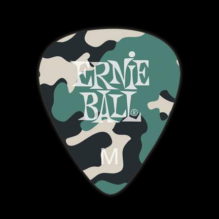 Ernie Ball Medium Camouflage Pick X 12