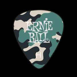 Ernie Ball Heavy Camouflage Pick X 12