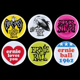 Ernie Ball 1" Assorted Badges(6 Pk)