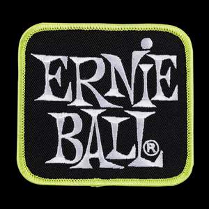 Ernie Ball Stacked Logo Patch - Green Embroidered