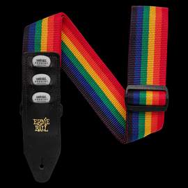Ernie Ball Pickholder Strap - Rainbow