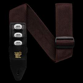 Ernie Ball Pickholder Strap - Brown