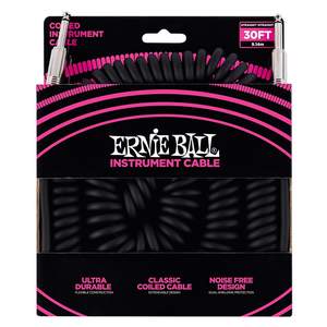 Ernie Ball Coil Cable Ss Black 30ft