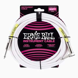 Ernie Ball Inst Cable Sa White 20ft