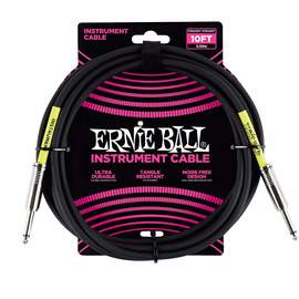 Ernie Ball Inst Cable Ss Black 10ft