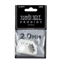 Ernie Ball Prodigy Picks 6-pack 2.0mm White Shield