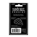 Ernie Ball Prodigy Picks 6-pack 2.0mm White Sharp Product Image