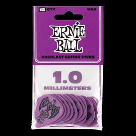 Ernie Ball Everlast Picks 12-pack Purple 1.0mm