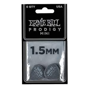 Ernie Ball Prodigy Mini Picks 6-pack 1.5mm - Black