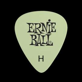 Ernie Ball Cellulose Guitar Picks - Heavy Super Glow - 12 Pack