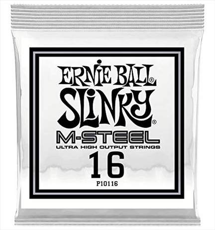 Ernie Ball M-steel .016" Plain Ballend String