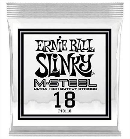 Ernie Ball M-steel .018" Plain Ballend String