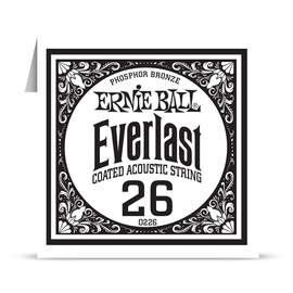 Ernie Ball Everlast Phos Bronze Wound Single 026