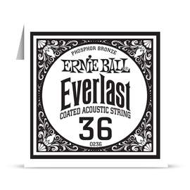 Ernie Ball Everlast Phos Bronze Wound Single 036