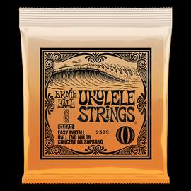 Ernie Ball Concert/ Soprano Nylon Ballend Uke Set Clr