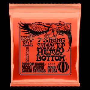 Ernie Ball Skinny Top Heavy Bottom 7-string Set 10-62