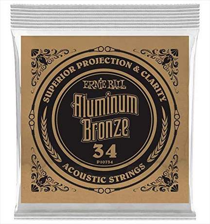 Ernie Ball Aluminum Bronze. 034" String