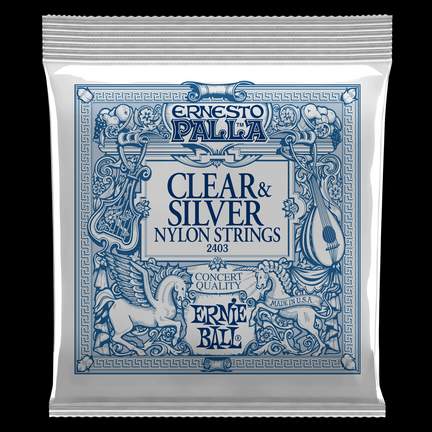 Ernie Ball: Ernesto Palla - Clear & Silver