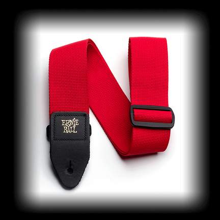Ernie Ball 4040 Polypro Strap Red