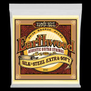 Ernie Ball Earthwood Silk & Steel Extra Soft Acoustic Set 10-50