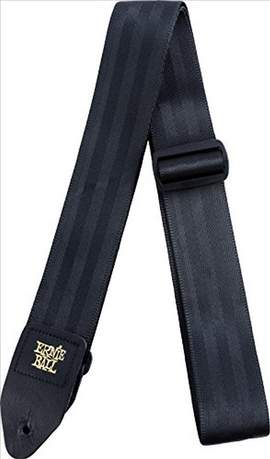 Ernie Ball 4139 Black 2" Seatbelt Webbing Strap