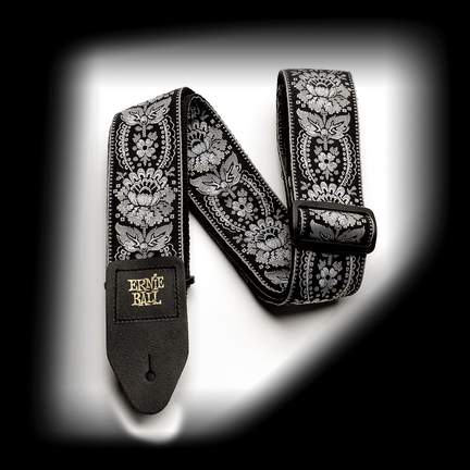 Ernie Ball Strap Jacquard  Silver Orleans