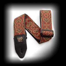 Ernie Ball Strap Jacquard Crimson Paisley