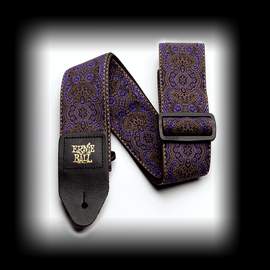 Ernie Ball Strap Jacquard Purple Paisley
