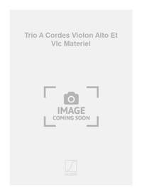 Jean Rivier: Trio A Cordes Violon Alto Et Vlc Materiel