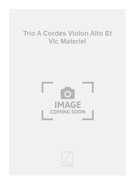 Jean Rivier: Trio A Cordes Violon Alto Et Vlc Materiel