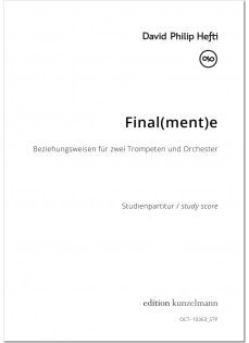 David Philip Hefti: Final(ment)e, Beziehungsweisen
