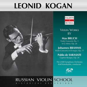 Bruch, Brahms & Sarasate: Works for Violin & Orchestra (Live)