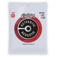 Martin Guitar String Authentic Acoustic - LifeSpan 2.0  - 80/20 Bronze Light ( 12-54 )