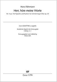 Fährmann, Hans: Herr, höre meine Worte