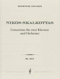 Skalkottas, Nikos: Concertino for two Pianos and Orchestra