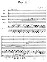 Thuille, Ludwig: Sextet in Bb Op. 6 for Piano and Winds Product Image