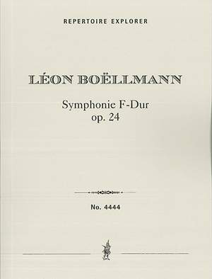 Boellmann, Léon: Symphonie en fa majeur Op. 24