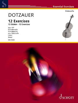Dotzauer, J J F: 12 Etüden op. 107